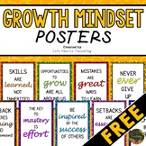 FREE Growth Mindset Posters for the Classroom or Bulletin Board