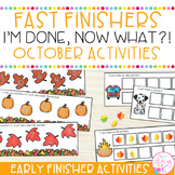 Fast Finishers Activities | Morning Work | Early Finishers