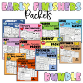 Early Finishers Packet Bundle!
