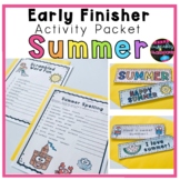 Early Finishers Packet May Morning Work  Fast Finishers Ac