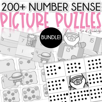 Preview of Early Finishers Puzzles Number Sense Games Math Grid Puzzles Bundle