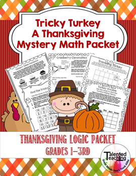 Preview of Early Finishers Turkey Logic- Challenge Your Gifted Students