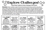 Early Finsher Choice Board for Any Subject (uses Tech.) ED