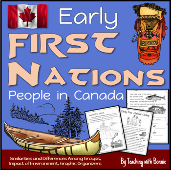 Preview of First Nations People in Early Canada, Six People Groups: Gr. 3 NEW BC Curriculum