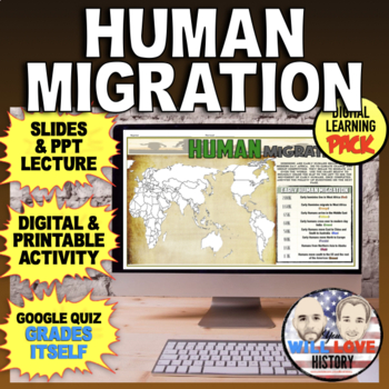 Preview of Early Human Migration | Ancient Civilizations | Digital Learning Pack