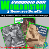 Early Humans/Ancient Cultures Complete Unit Bundle