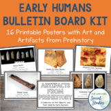 Early Humans Bulletin Board Kit with Primary Sources
