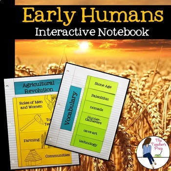 Preview of Early Humans Interactive Notebook {Paleolithic Era - Neolithic Era}
