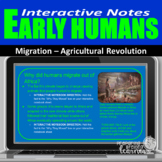 Early Humans Interactive Notes to Use With Google Slides