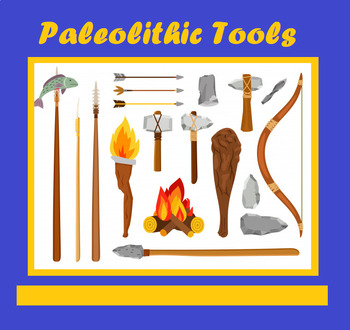 Preview of Early Humans Evolution Paleolithic vs. Neolithic Tools Lesson Plan PPT Activity
