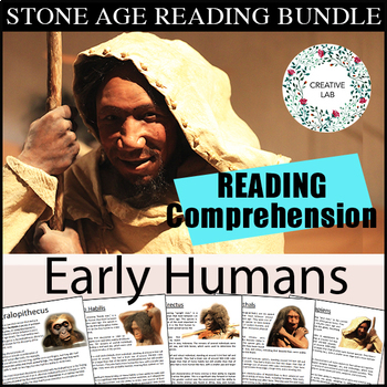 Preview of Early Humans Reading Comprehension BUNDLE