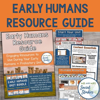 Preview of Early Humans Resource Guide and Catalog