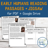 Early Humans and Hominids Reading Passages, Jigsaw, and Lo