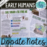Early Humans and the Stone Age Doodle Notes and Digital Gu