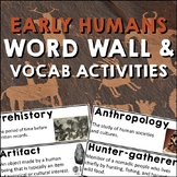 Early Humans and the Stone Age Word Wall and Vocabulary