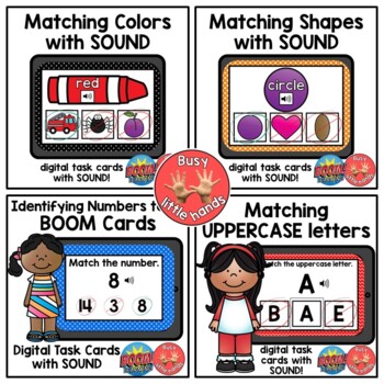 Preview of Early Intervention BOOM™ Cards with SOUND Preschool, Kdgn, Special Education
