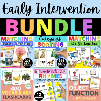 Preview of Early Intervention BUNDLE for Special Education and Autism