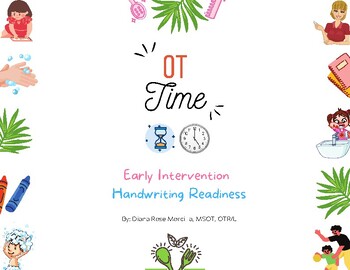 Preview of Early Intervention (EI) Handwriting Readiness Worksheet Ages 1-3