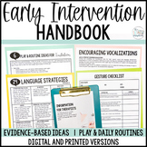 Early Intervention Handbook- Early Intervention Parent Coaching Guide for SLPs