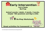 Early Intervention, FARM ANIMAL-Labels, 2-3 words utteranc