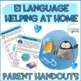 Early Intervention Language Parent Handouts for Helping at