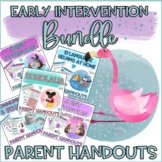 Early Intervention SLP Early Language Handout Bundle