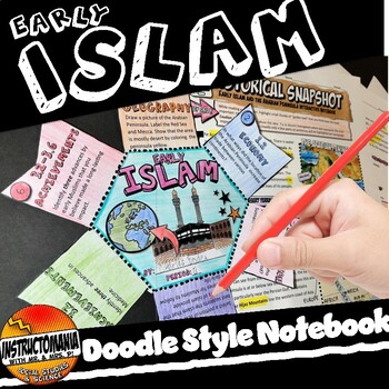 Preview of Early Islam Interactive Notebook -Snapshot Reading Workbook & Folding Activity