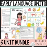 Early Language Activities BUNDLE- Thematic Units for Early