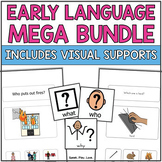 Early Language Activities - Speech Therapy MEGA BUNDLE - V