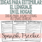 Early Language Ideas for Home in Spanish- Early Interventi