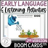 Early Language & Listening Activities BOOM CARDS™ Telether