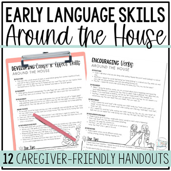 Preview of Early Language Skills at Home - Parent Friendly Handouts for Early Intervention