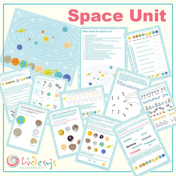 Preview of Early Learner Space / Astronomy Unit Worksheets