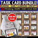 Early Learning Concepts READING Task Card Bundle for Speci