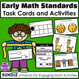Early Childhood Math Standards Task Cards and Activities