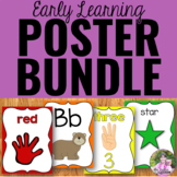 Classroom Decor Bundle - Color, Letter, Number and Shape Posters