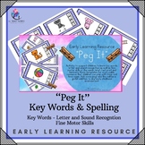 Early Learning Resource - "Peg It" - Letter/Sound Recognit