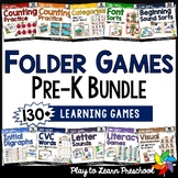 Preschool Folder Games Bundle Alphabet Reading Number Acti