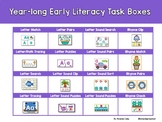 Early Literacy Task Boxes (from the Facebook post!)