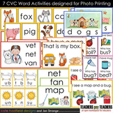 Early Literacy Tools: CVC Words - 7 Activities designed fo