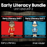 Early Literacy Unit 1 Rhyming & Unit 2 Alliteration Bundle