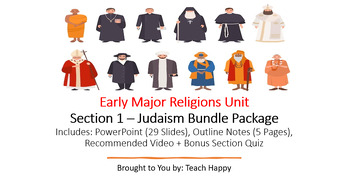 Preview of Early Major Religions - Section 1 Bundle Judaism - World History