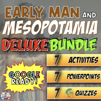 Preview of Early Man and Mesopotamia| Ancient Civilization | Digital Learning Deluxe Bundle