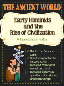 Preview of Early Man & the Rise of Civilizations: A Humanities Unit Outline on Mesopotamia