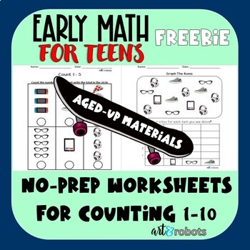 Preview of Early Math for Teens Sample