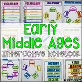 Early Middle Ages Interactive Notebook Graphic Organizers 
