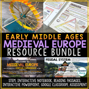 Preview of Medieval Europe Activities Early Middle Ages Reading Passages Projects Timeline