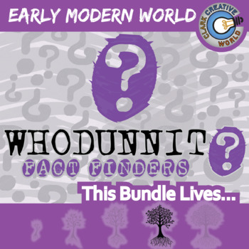 Preview of Early Modern World History Whodunnit Activity - Printable & Digital Game Options