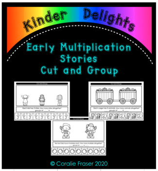Preview of Early Multiplication Stories Cut and Group