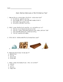 Early Native Americans Unit Test- Aligned to 3rd Grade GSE